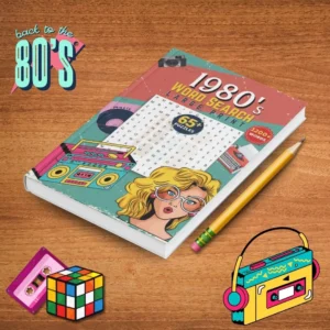 1980s word search book